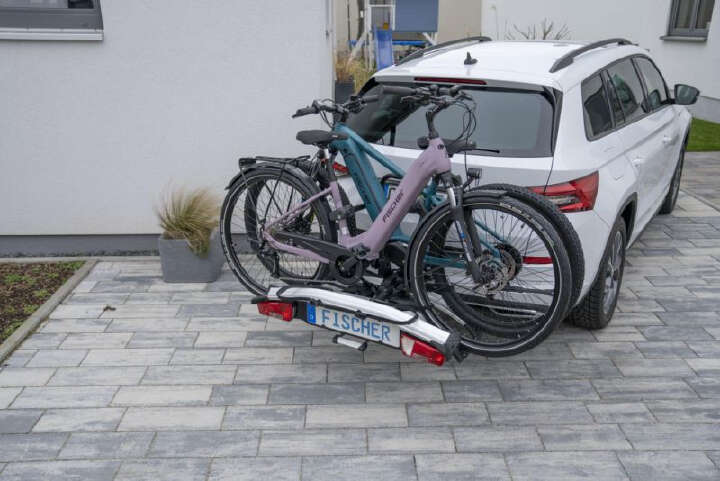 FISCHER Kupplungs-Fahrradträger RoadLine Silver